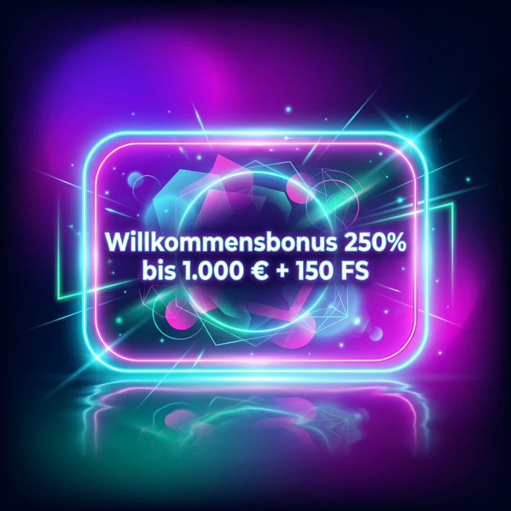 Willkommensbonus 250% bis 1.000 € + 150 FS